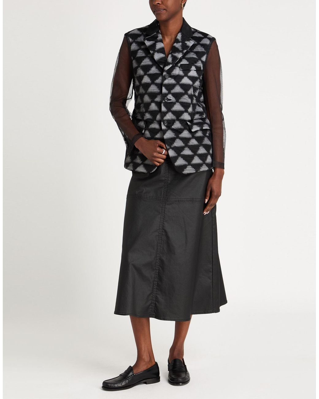 Junya Watanabe Black Blazer Nylon