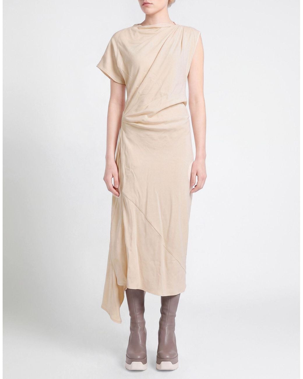 Proenza Schouler Natural Midi Dress Viscose