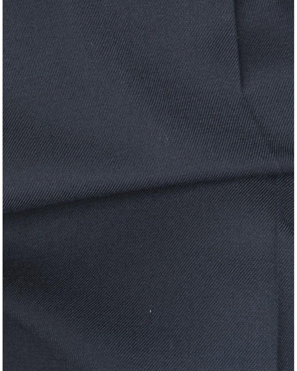 TRUE NYC Blue Midnight Pants Virgin Wool, Polyester, Viscose, Elastane