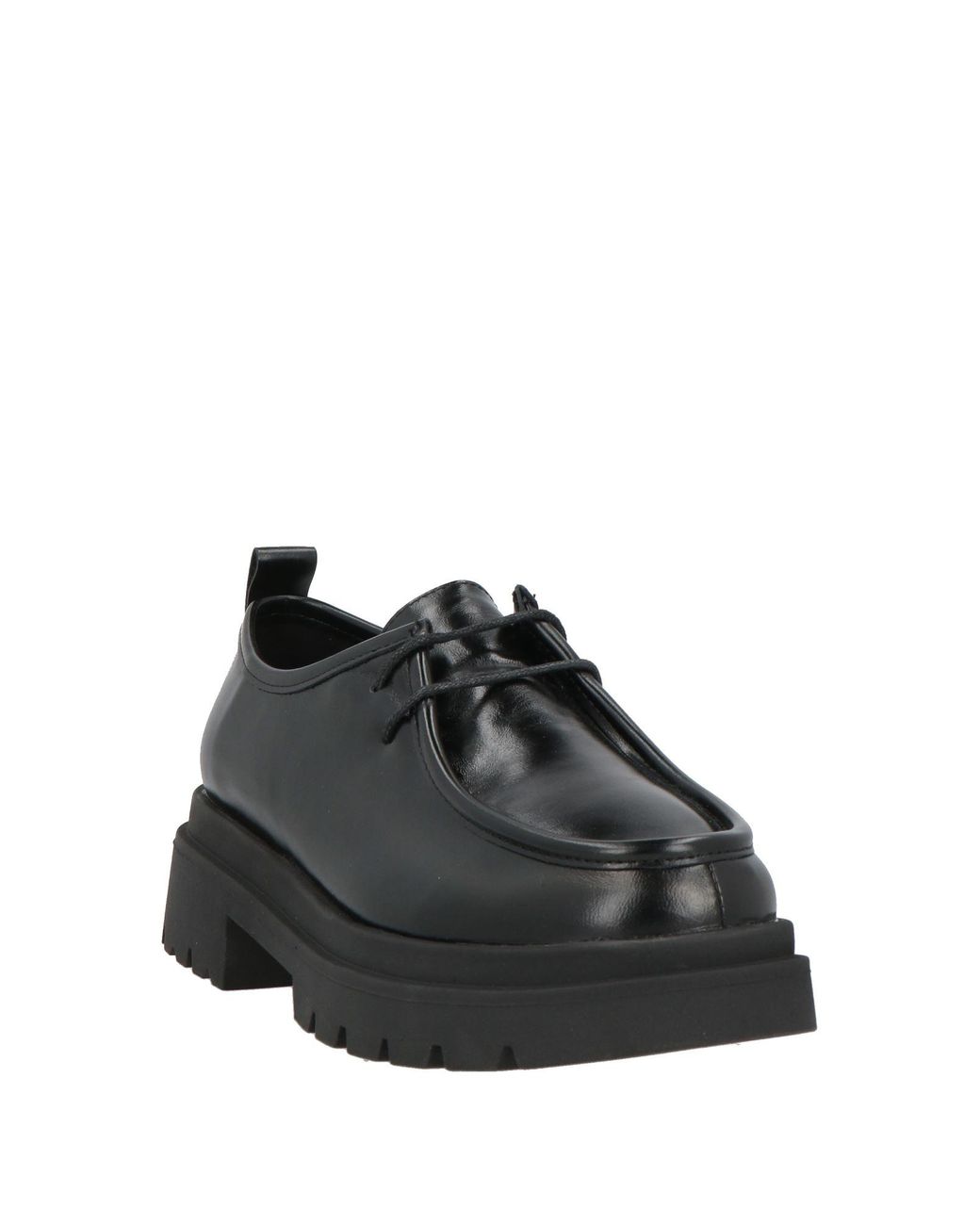 Bibi Lou Black Lace-Up Shoes