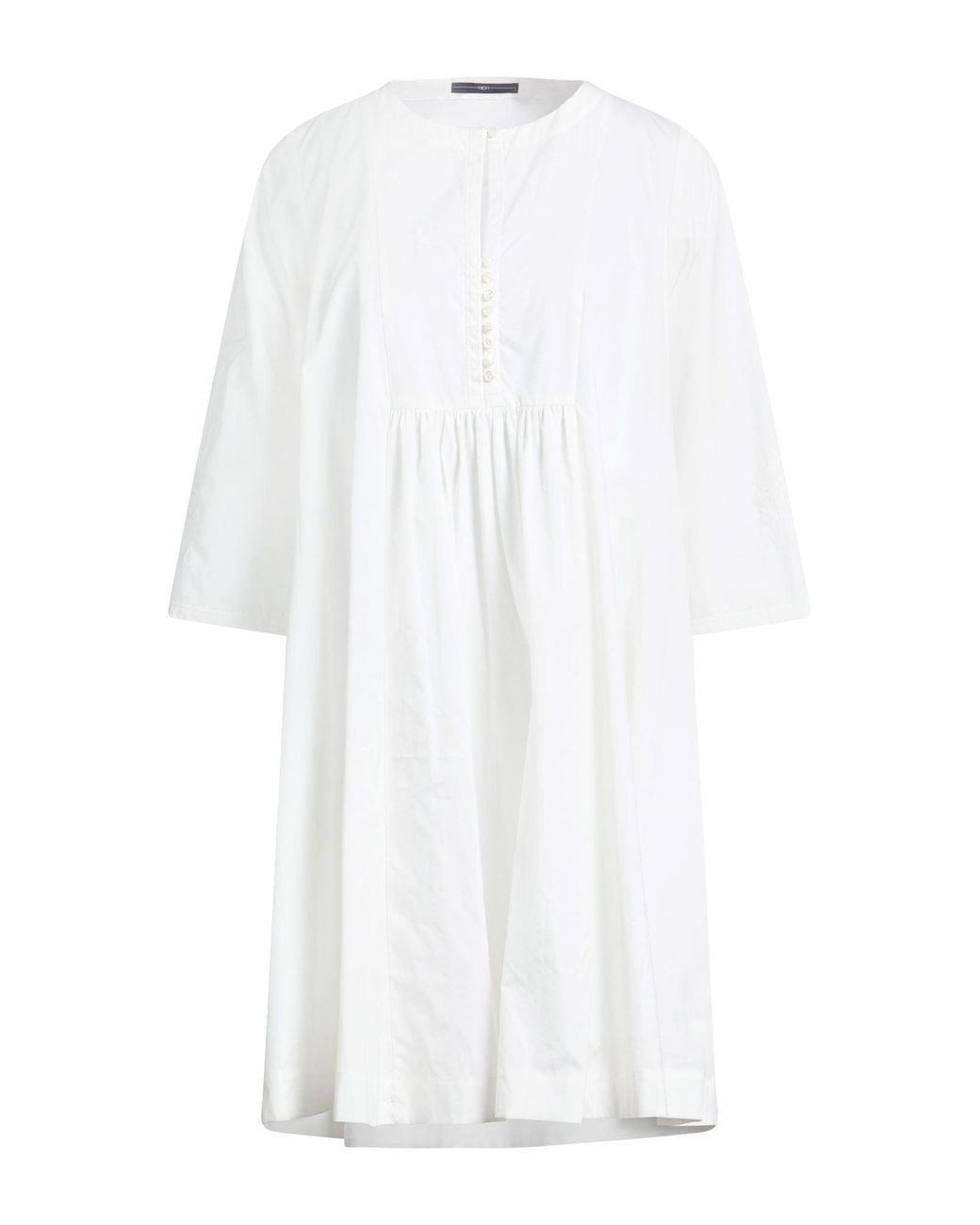 High White Midi Dresses