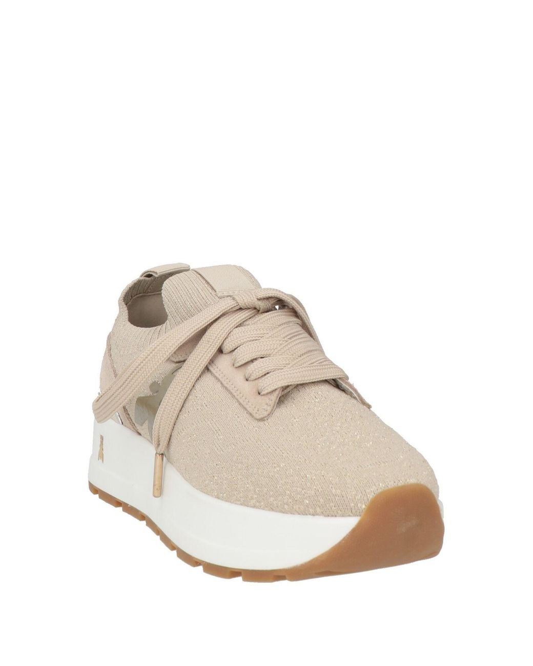 Patrizia Pepe White Sneakers Textile Fibers