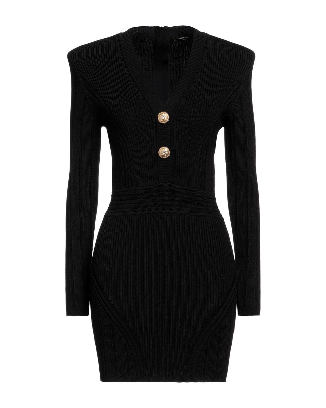 Balmain Black Short Dress