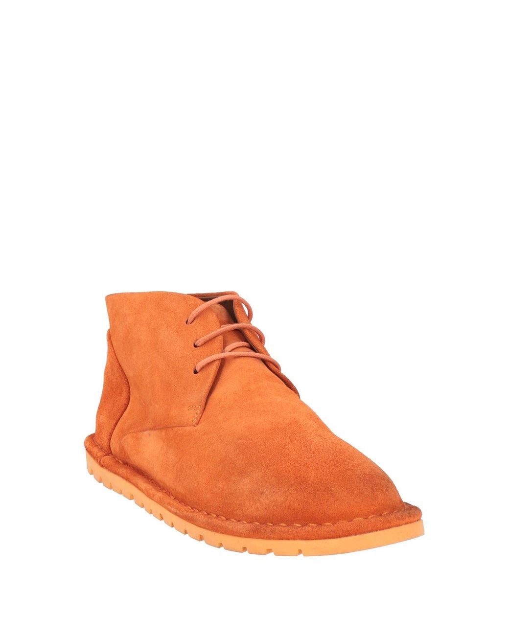 Marsèll Orange Ankle Boots Calfskin