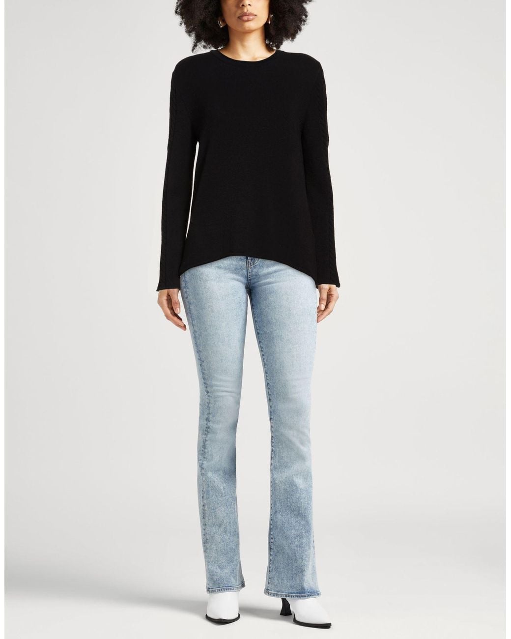 Akep Black Sweater Viscose, Polyester, Nylon