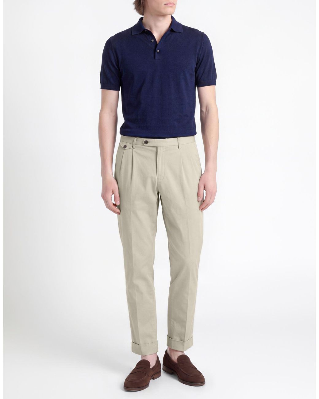 Briglia 1949 Gray Pants Modal, Cotton, Elastane for men