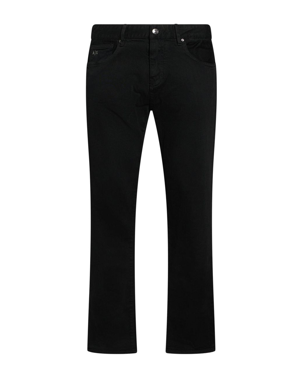 ARMANI EXCHANGE Black Jeans Cotton, Elastomultiester, Elastane for men