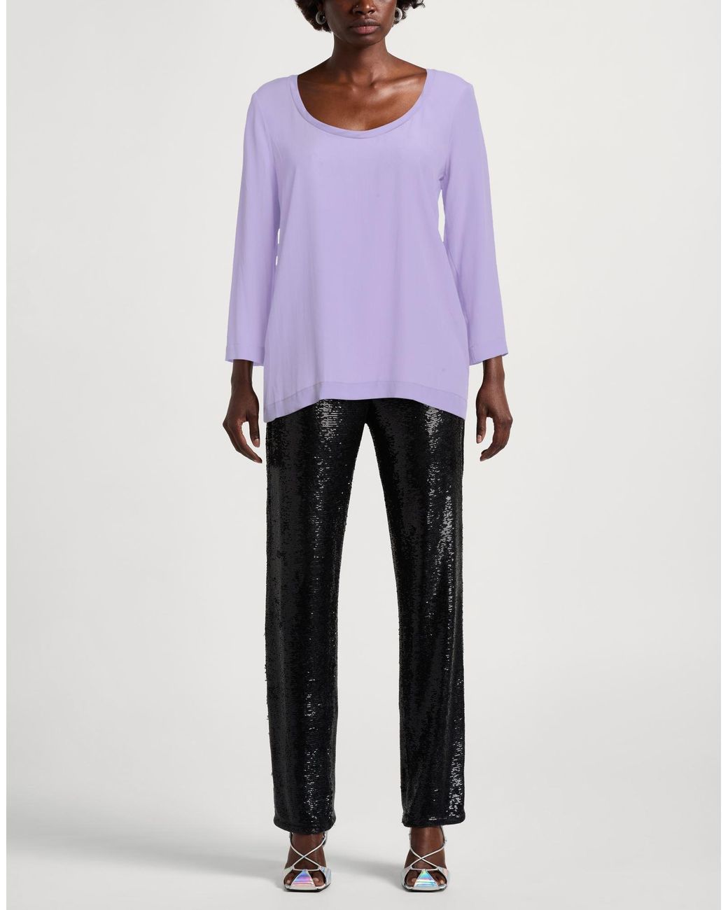 Suoli Purple Top Acetate, Silk