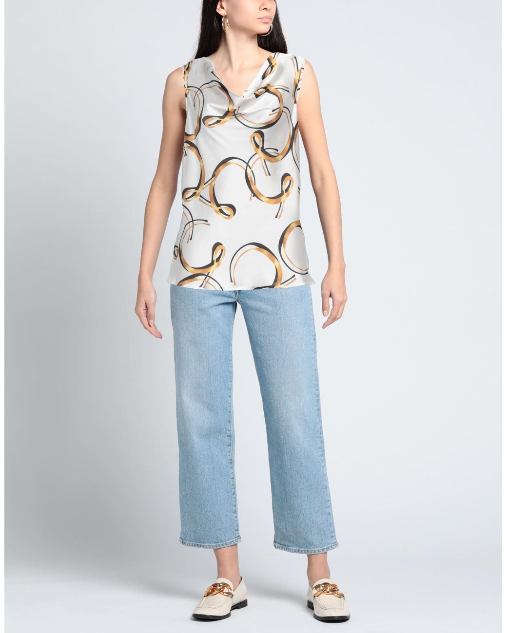 Camilla White Top Polyester