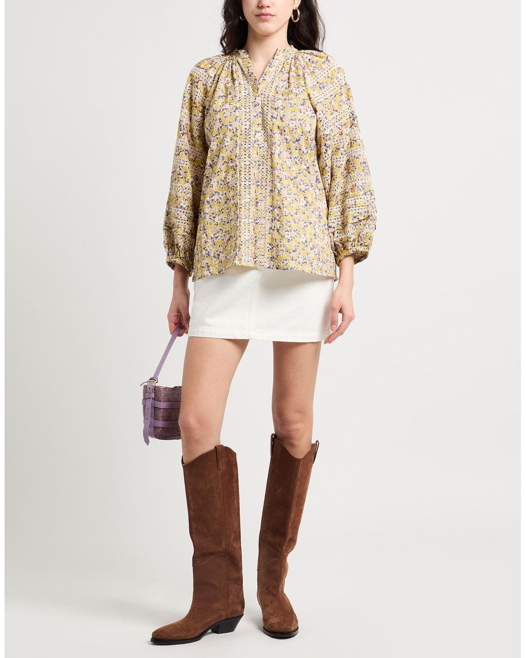 Top Maje de color Natural