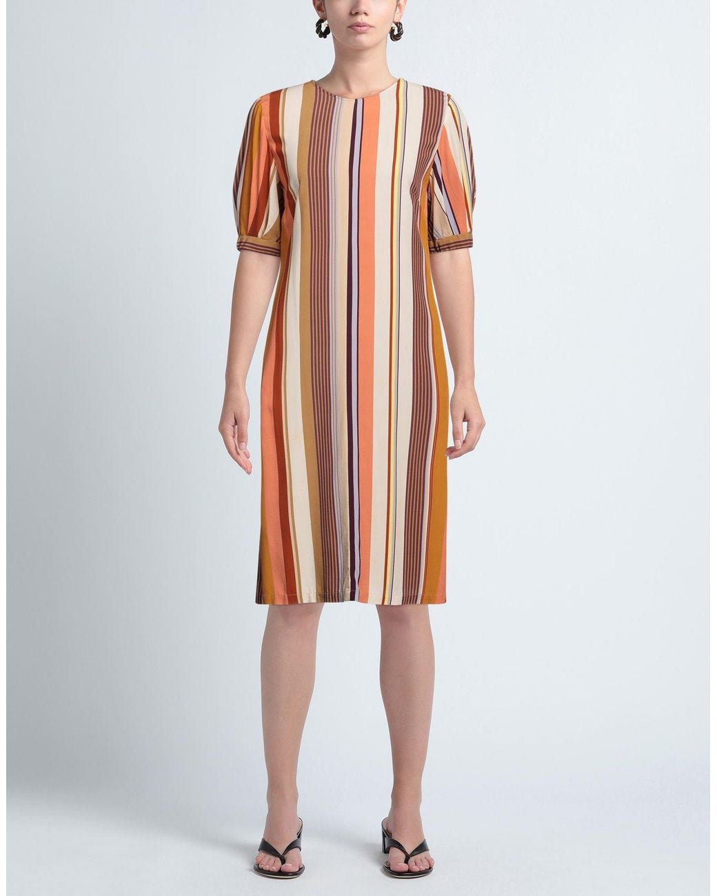 Aspesi Brown Midi Dress