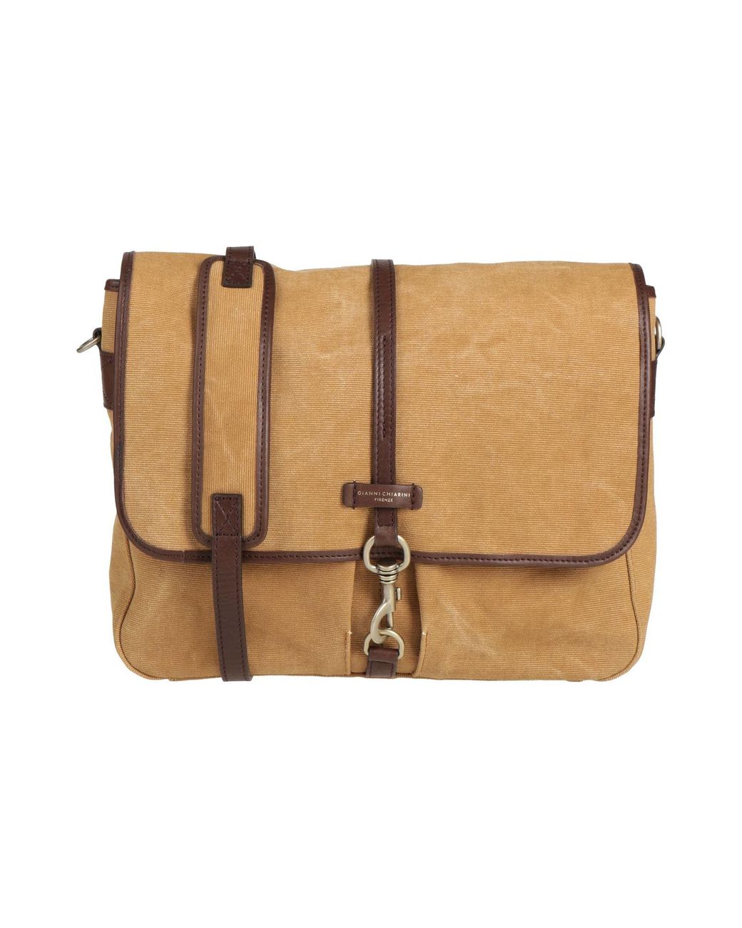 Gianni Chiarini Natural Cross-Body Bag Textile Fibers