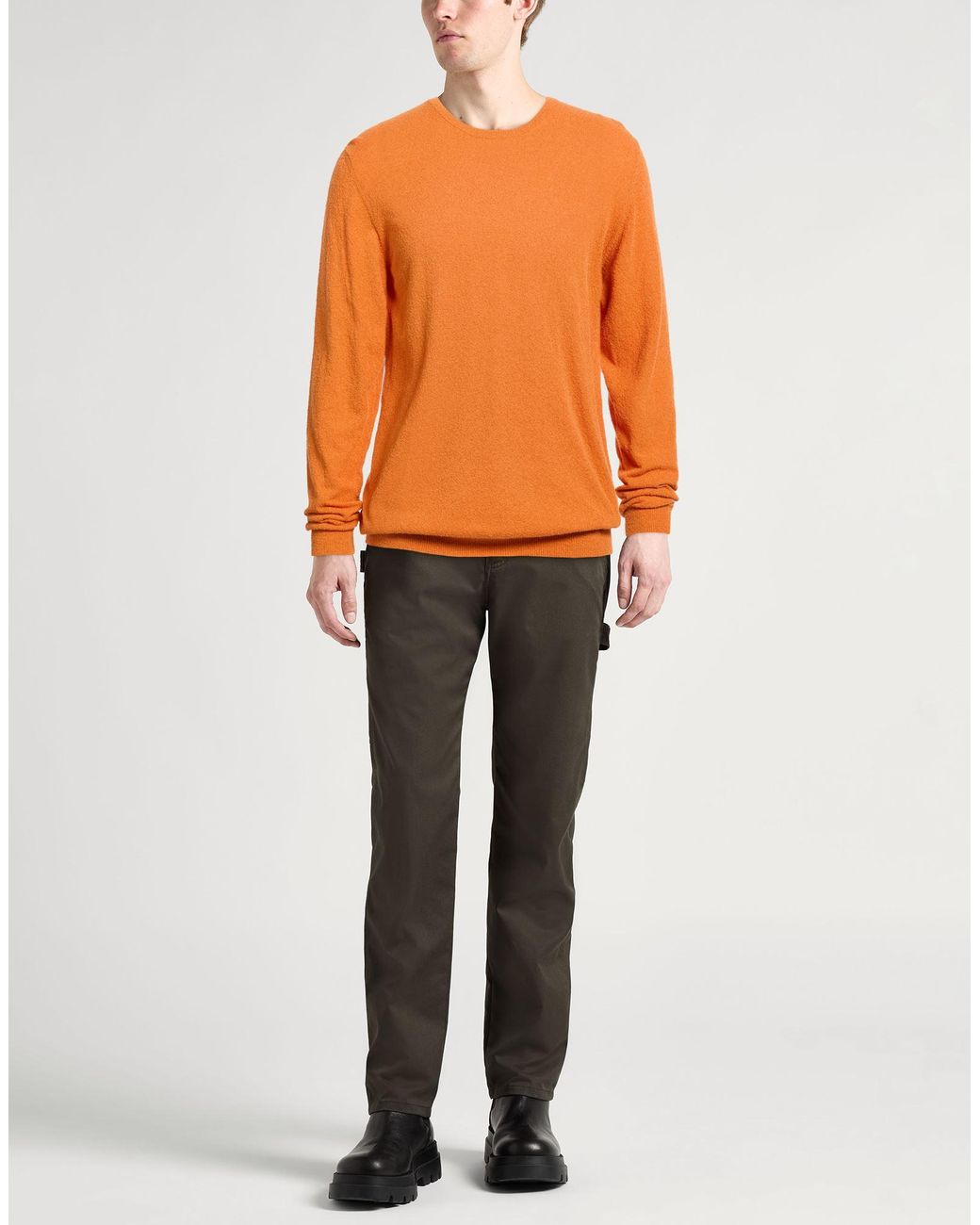 Roberto Collina Orange Jumper for men