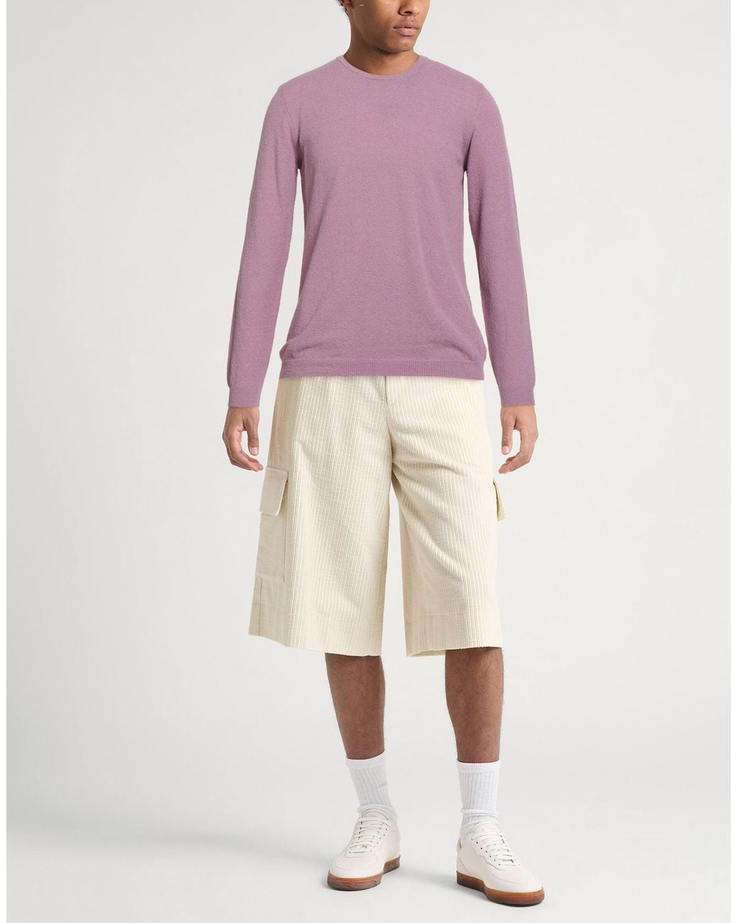 Roberto Collina Purple Jumper for men