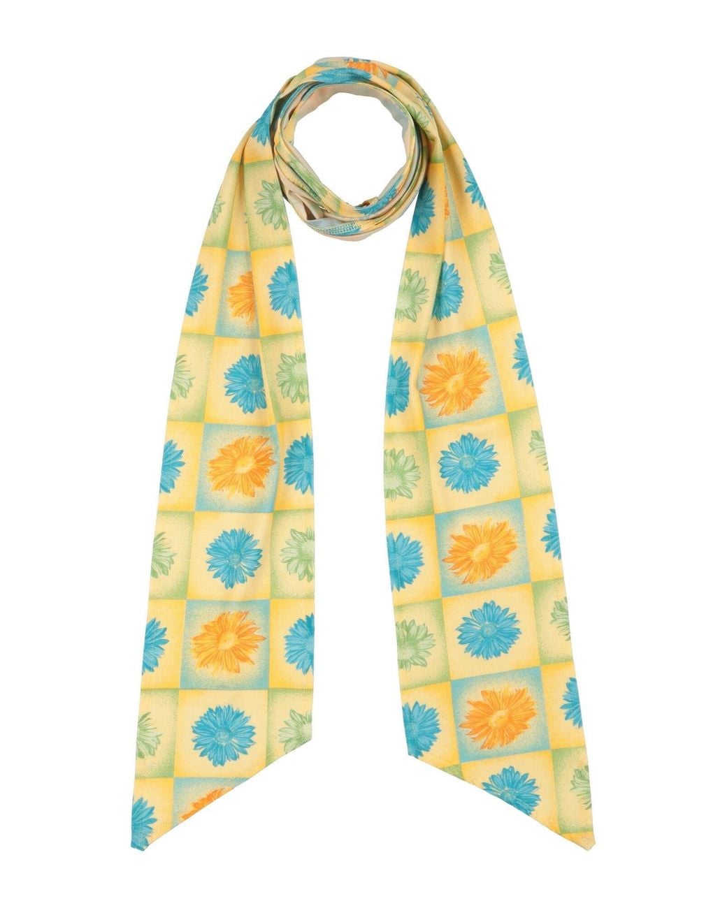 AVAVAV Yellow Scarf Polyester, Elastane