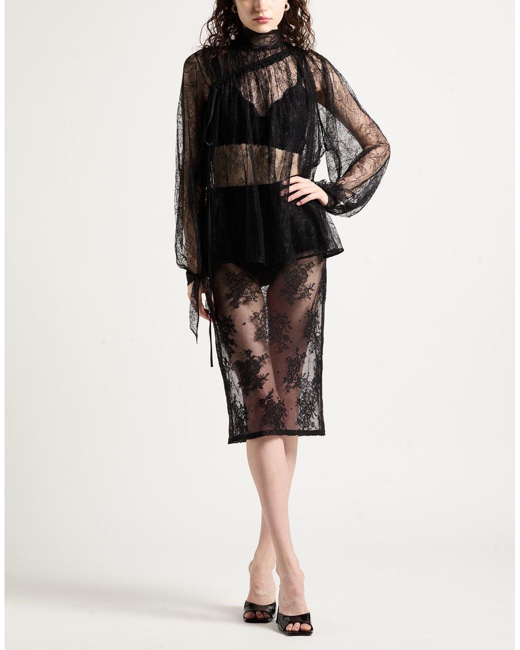 N°21 Black Top Polyamide, Viscose
