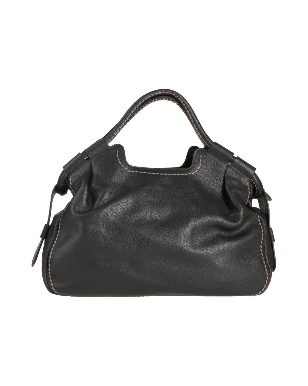 ハンドバッグ PLINIO VISONA 25221-NERO Handbags Borsa in pelle nera con PLINIO VISONA' - Borsa Double in pelle nera | STIMM