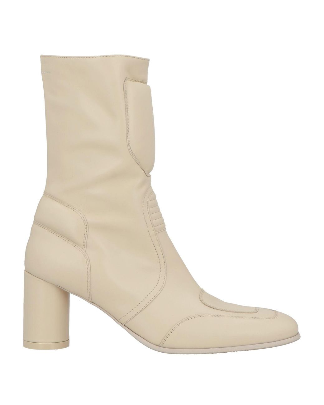 MM6 by Maison Margiela Natural Ankle Boots