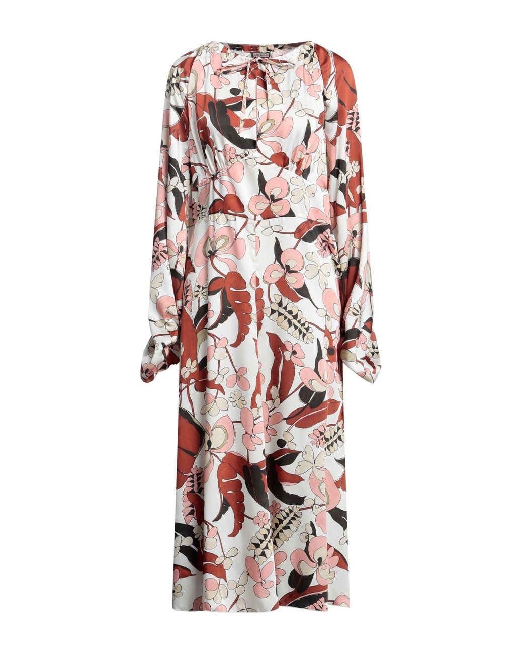 Maliparmi White Midi Dress