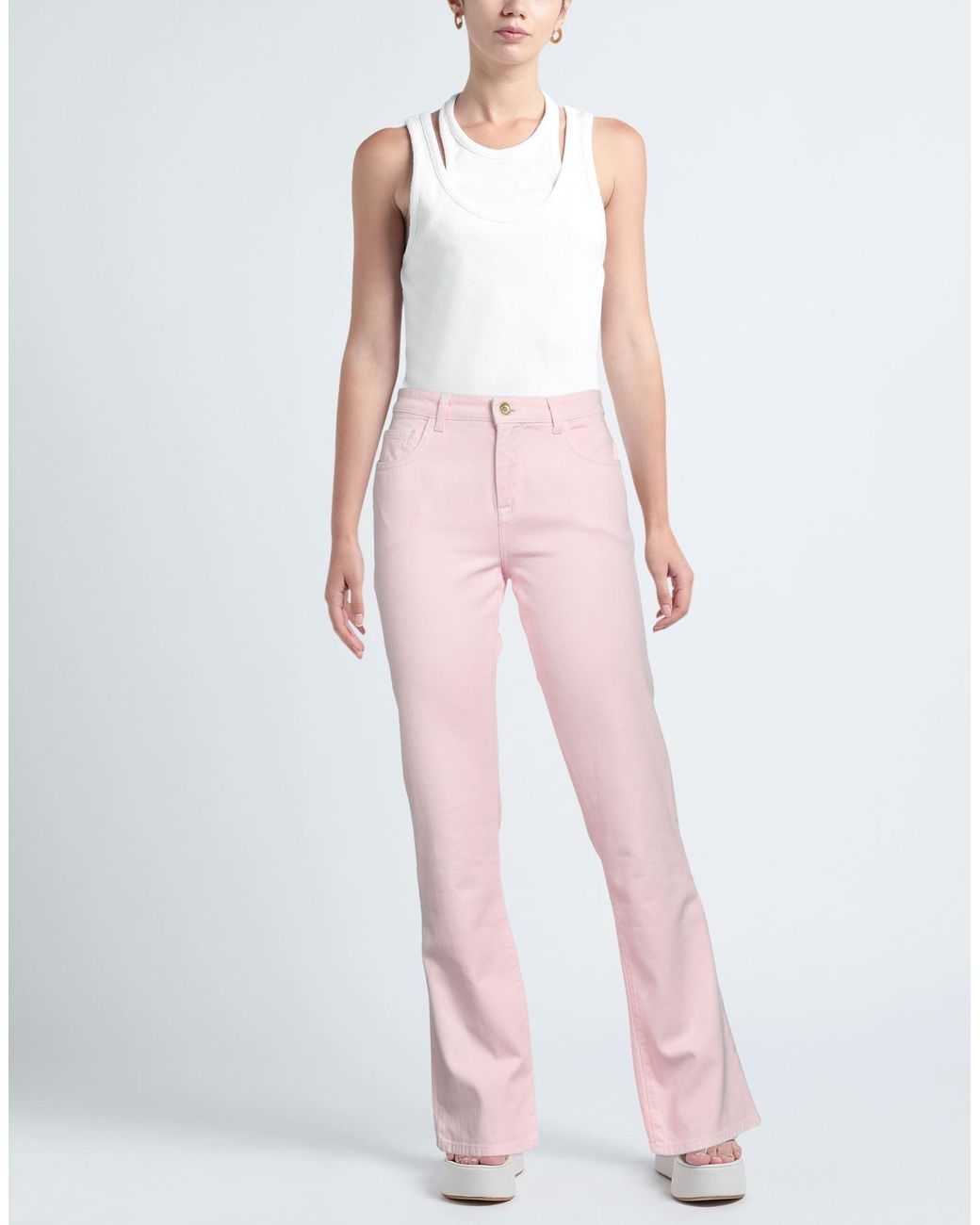 Patrizia Pepe Pink Jeanshose