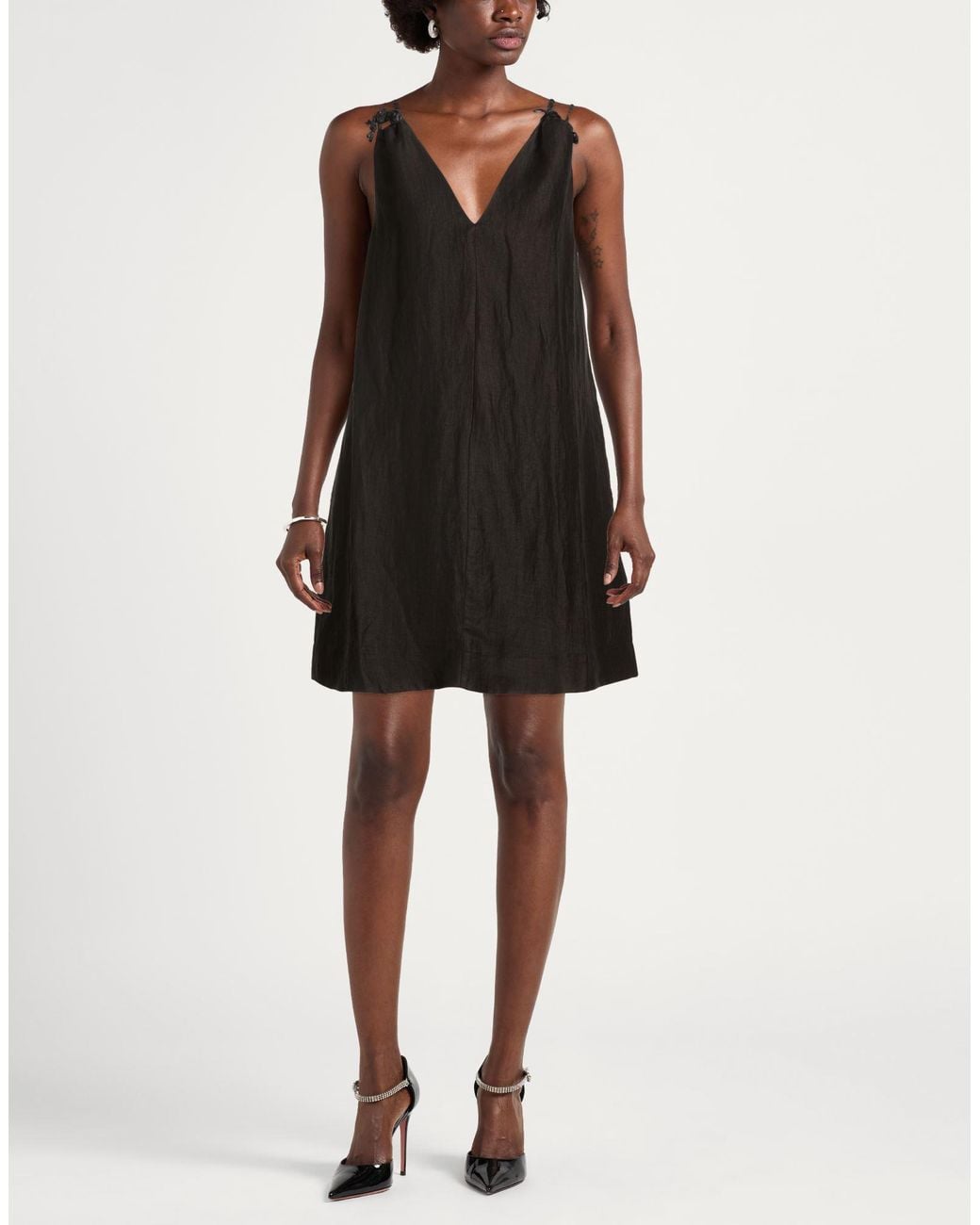 Alpha Studio Black Mini-Kleid