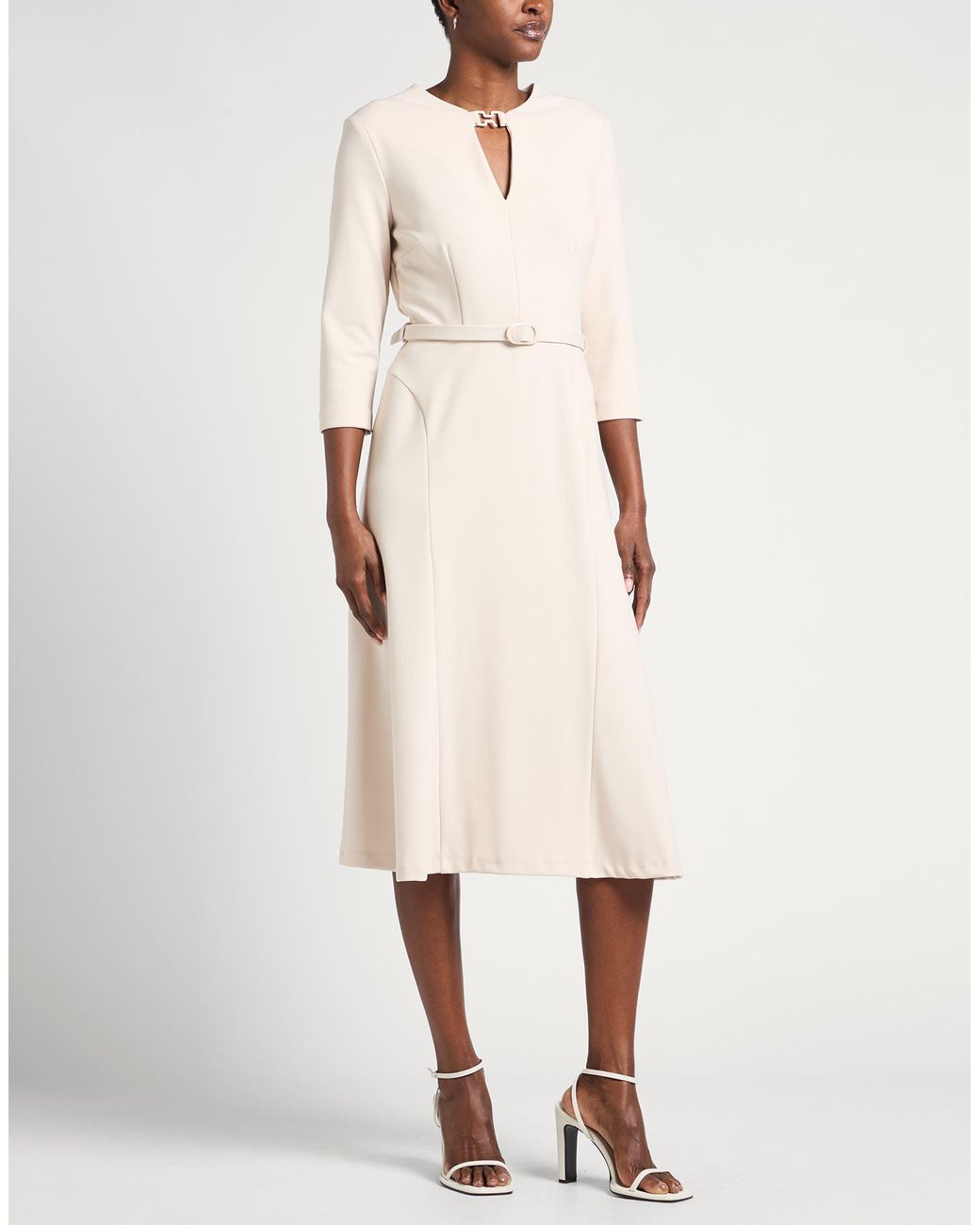 Compagnia Italiana Natural Midi Dress