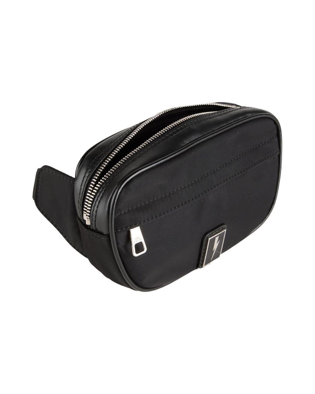 Neil Barrett Black Belt Bag Textile Fibers for men