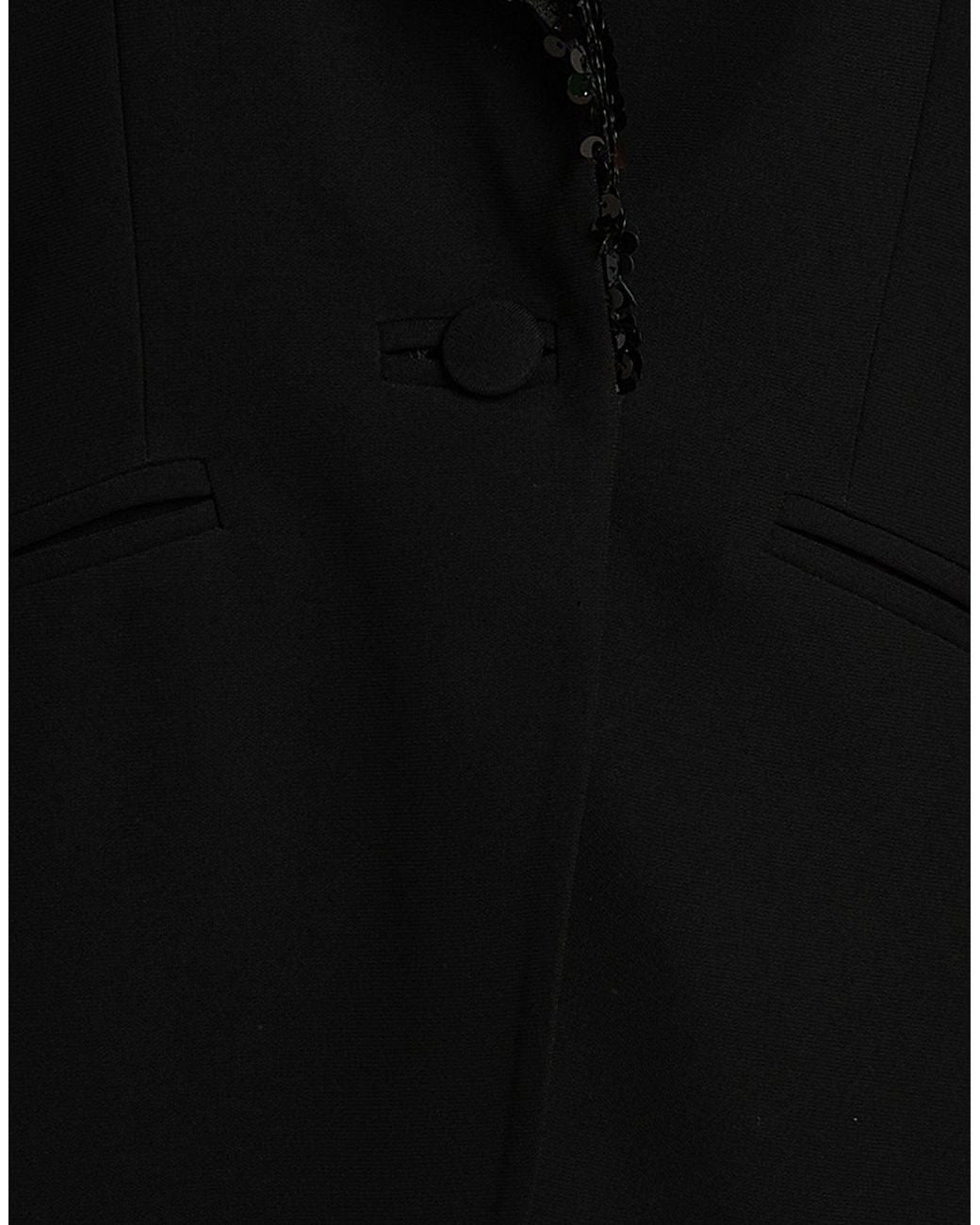 Gai Mattiolo Black Blazer Polyester, Elastane