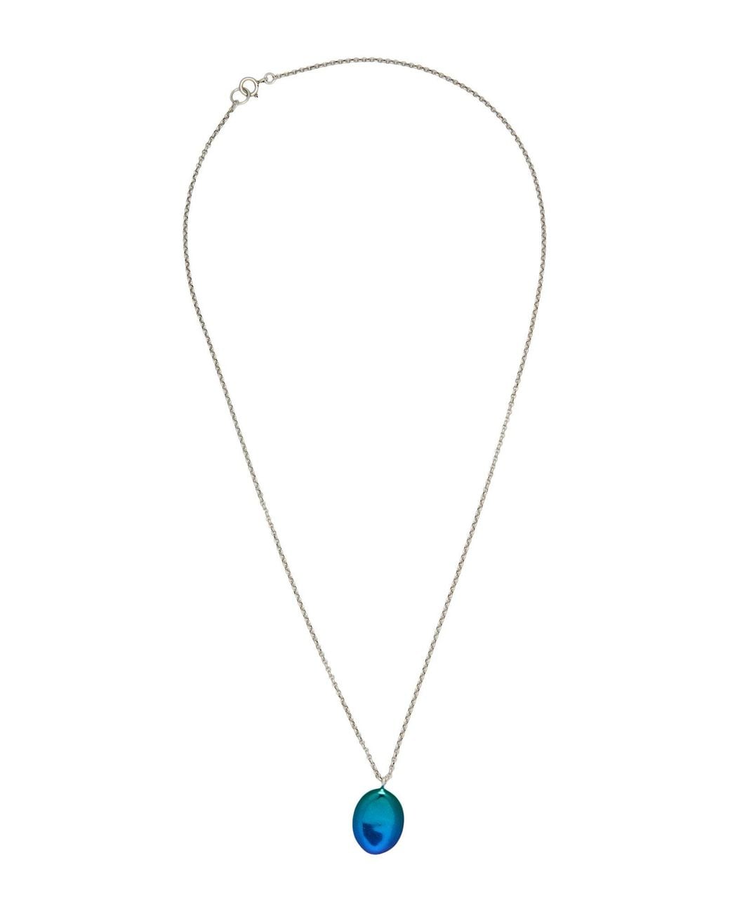 Isabel Marant Blue Necklace Brass, Polyurethane