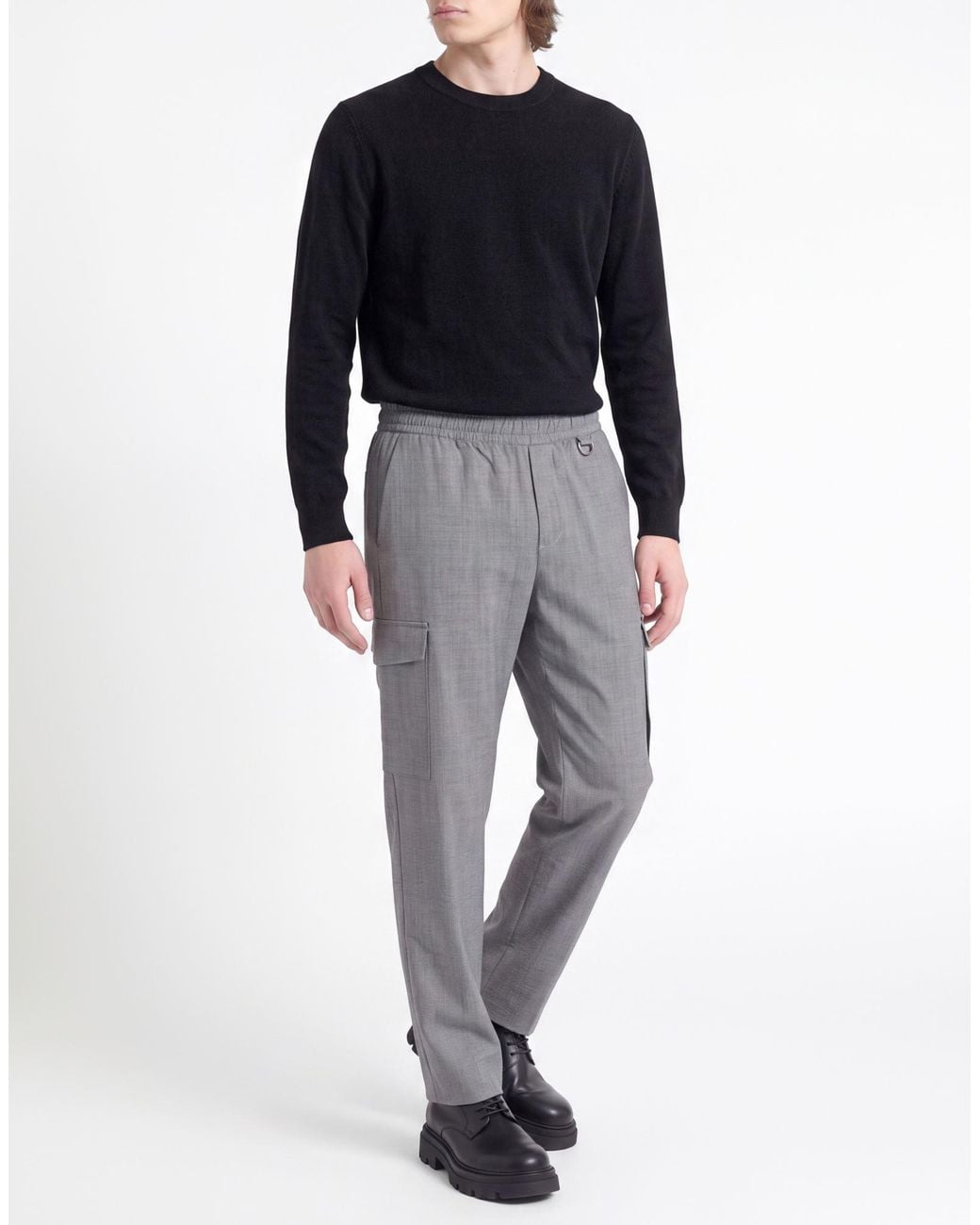 FAMILY FIRST Gray Trouser for men