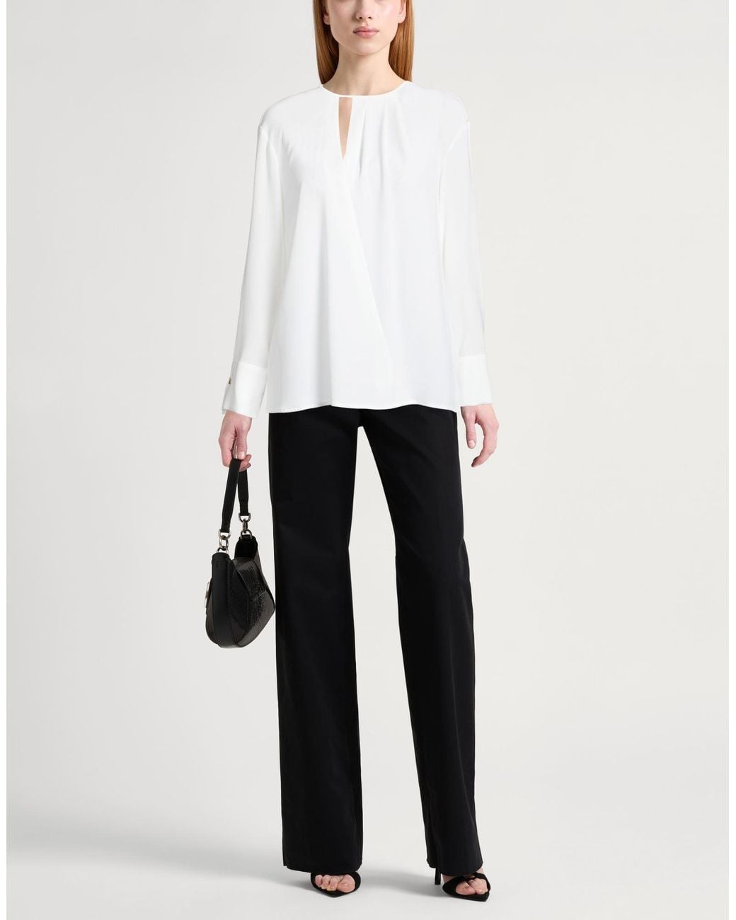 Max Mara White Top Triacetate, Polyester