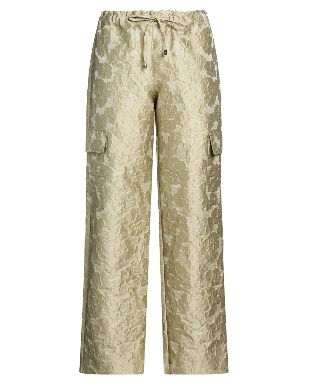 Manzoni 24 Natural Pants Polyester, Silk, Polyamide