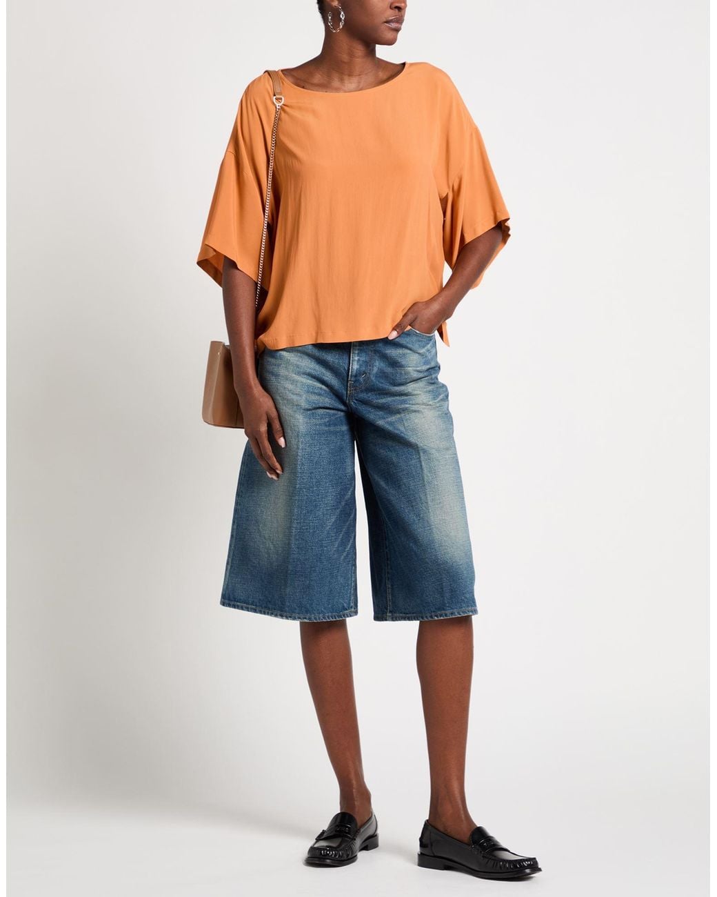 Erika Cavallini Semi Couture Orange Top