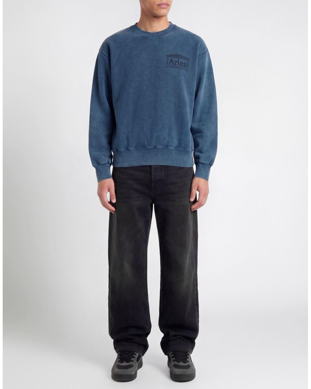 Aries Blue Sweatshirts for men