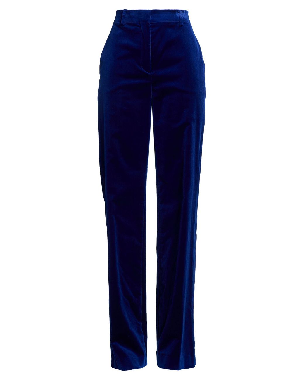Alberta Ferretti Blue Pants Cotton, Elastane