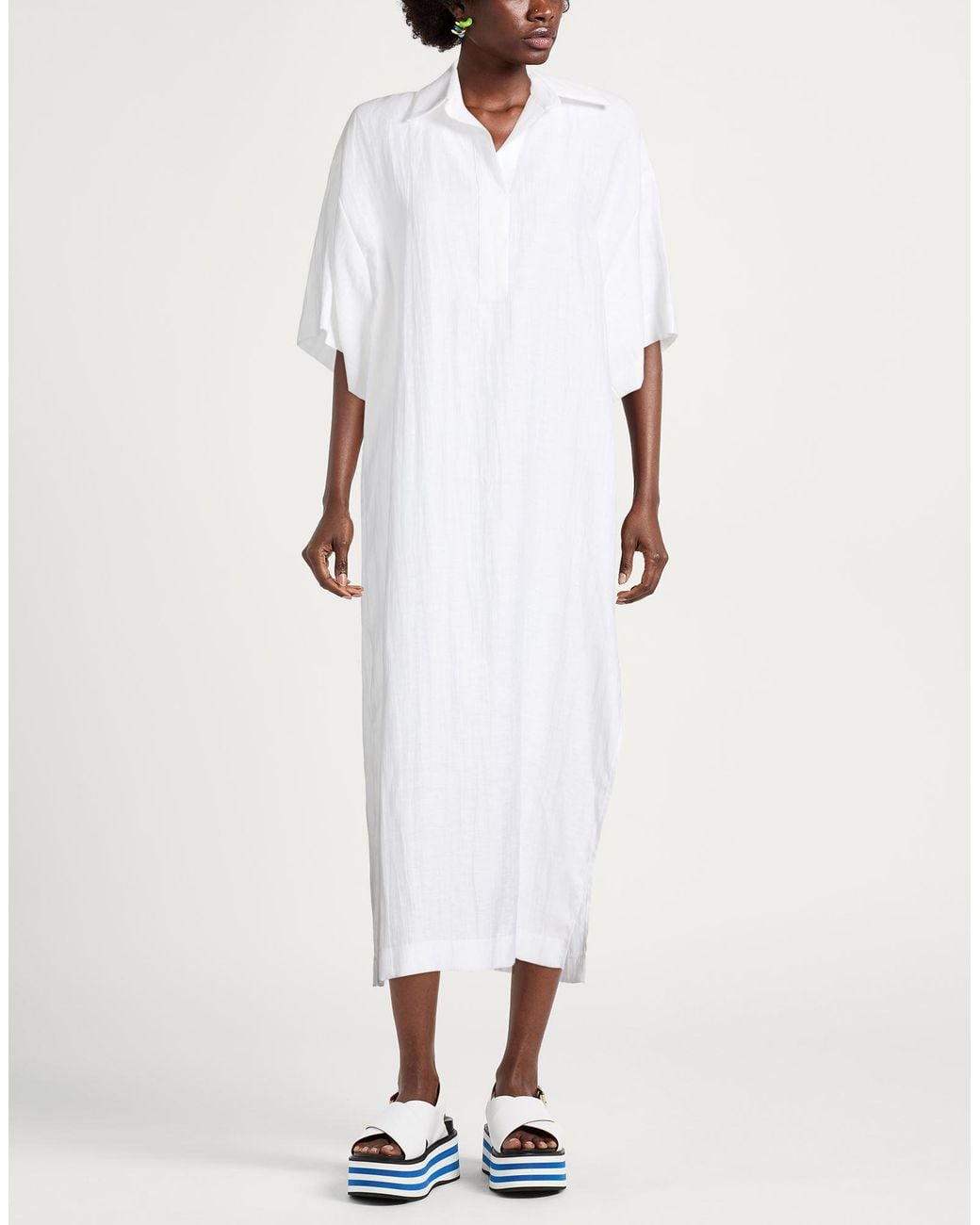 Kaos White Midi Dresses