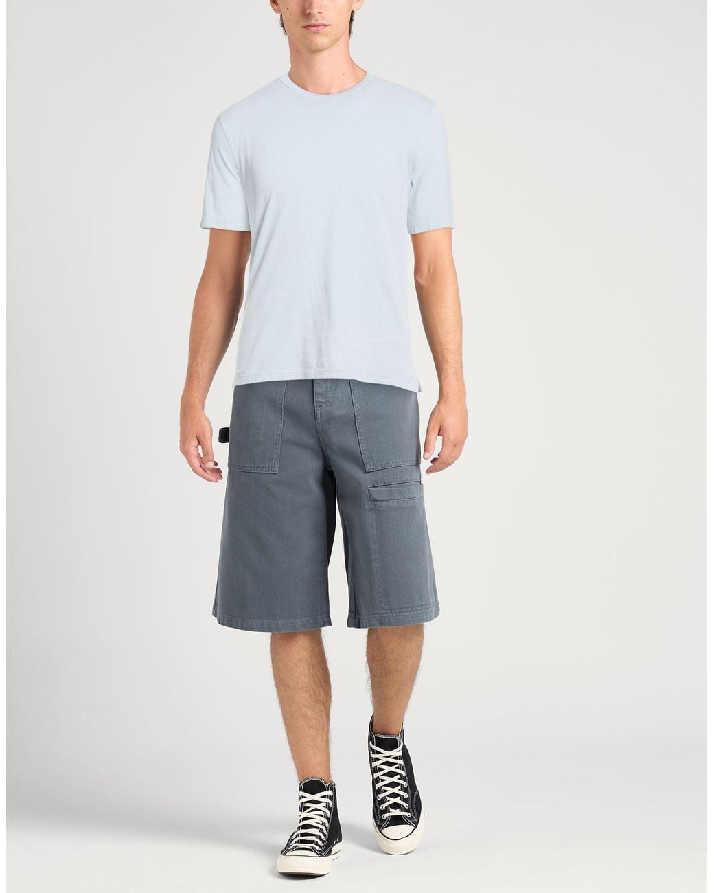 Alpha Studio Blue T-Shirt Cotton for men