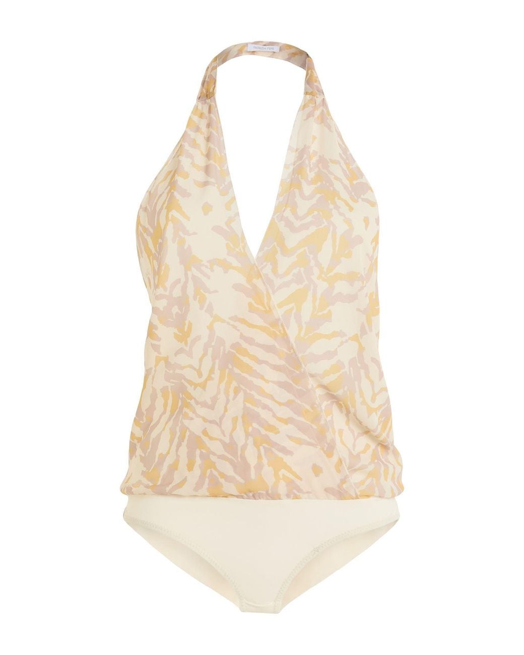 Patrizia Pepe White Bodysuit Polyester