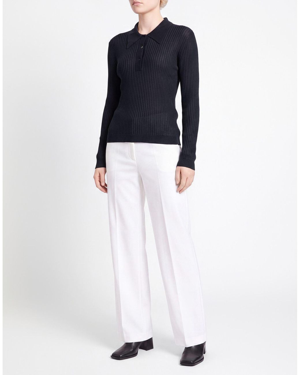 Officine Generale Blue Sweater Viscose