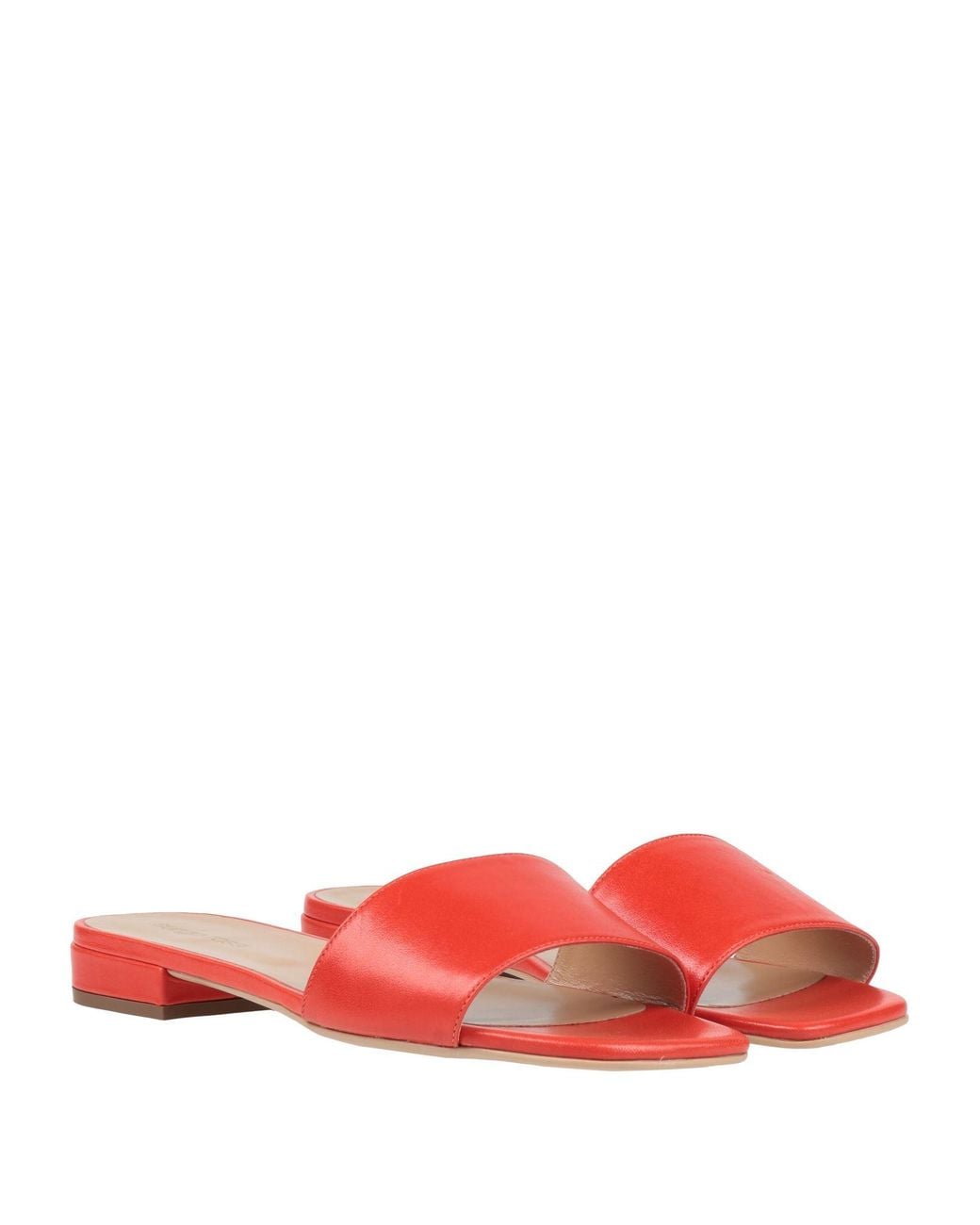 Sergio Rossi Red Sandals Leather