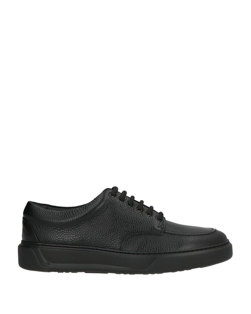 Giovanni Conti Black Lace-Up Shoes for men