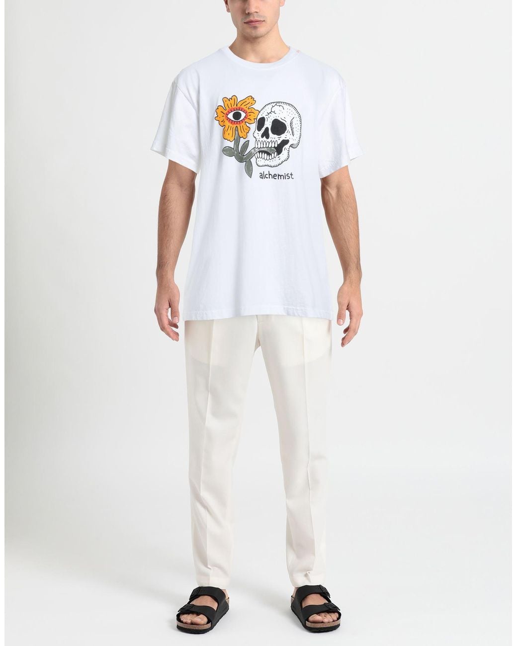 Alchemist White T-Shirt Cotton for men