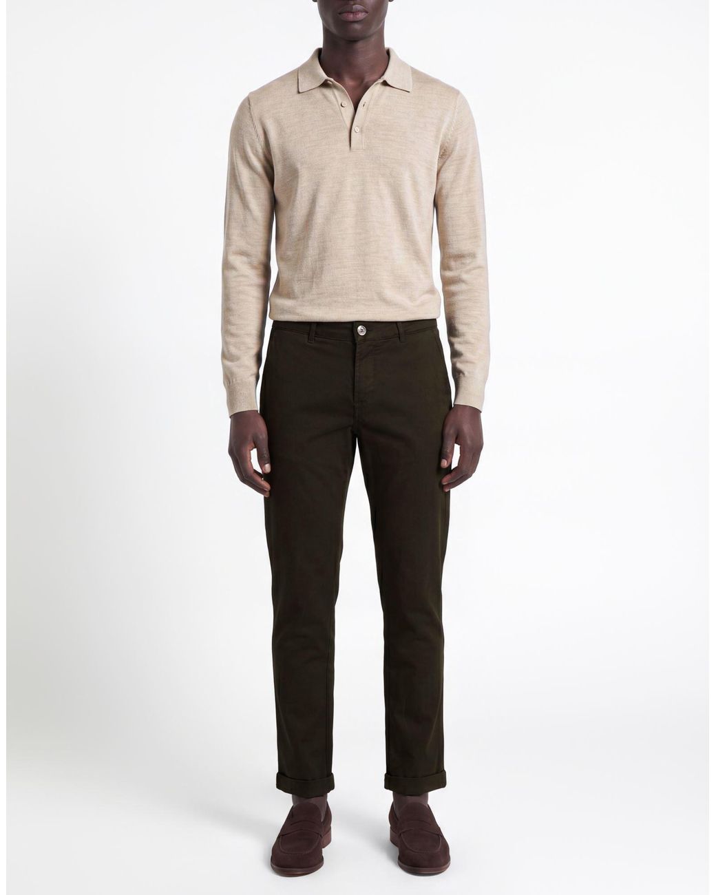 Camouflage AR and J. Black Dark Pants Cotton, Modal, Elastane for men