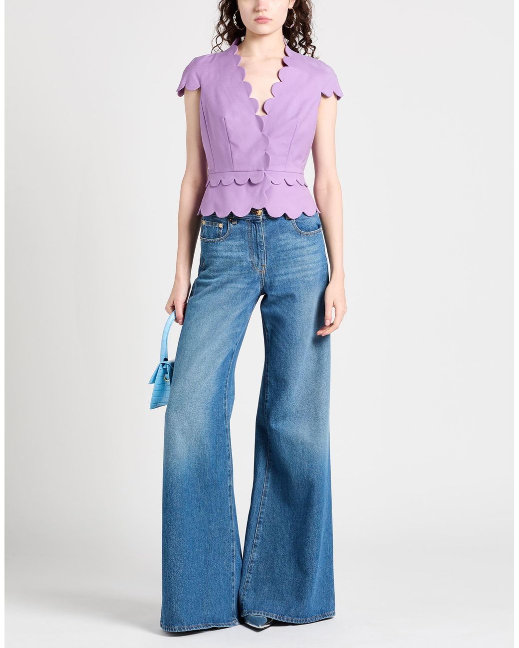 Dior Purple Top Cotton, Elastane