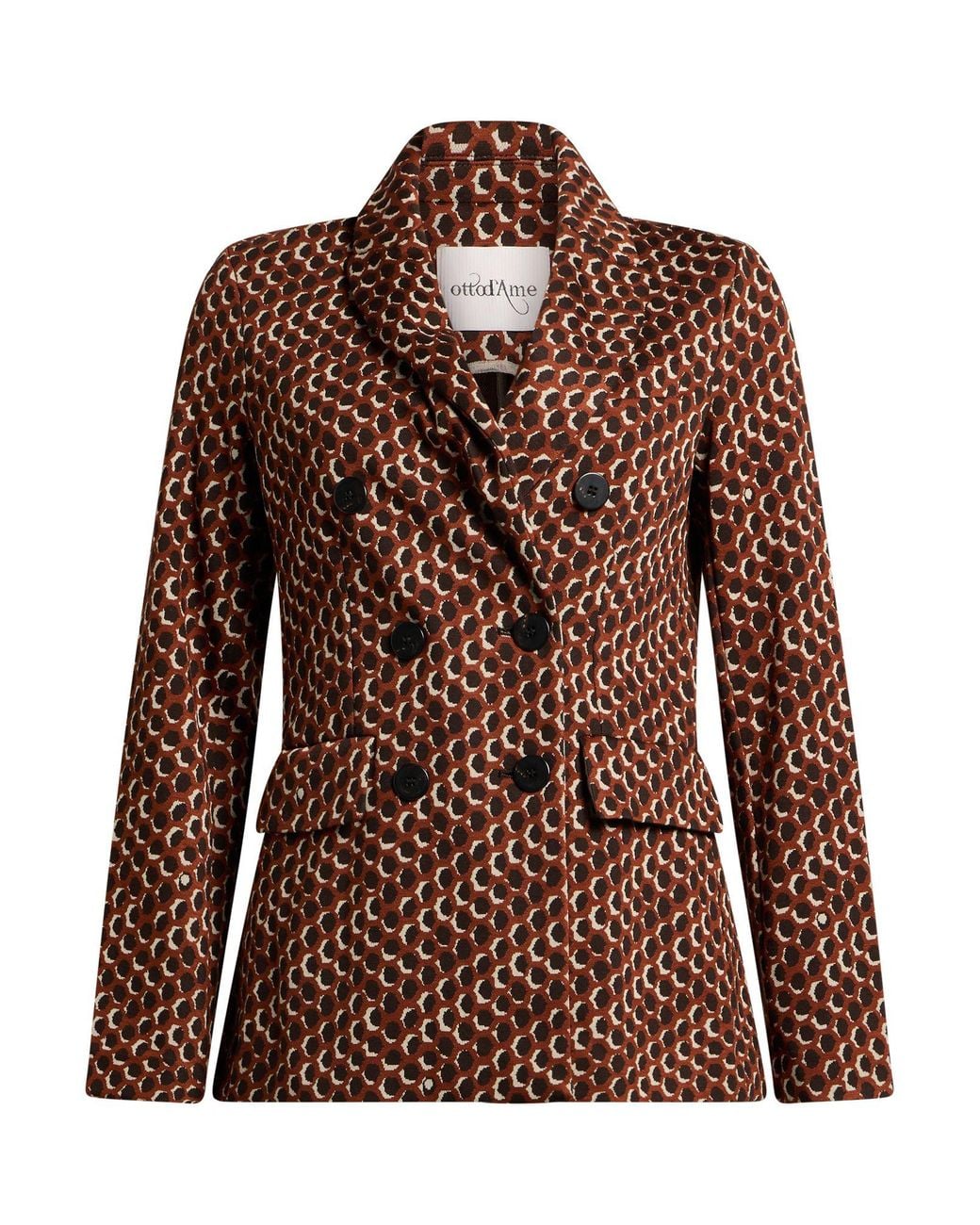 Ottod'Ame Brown Blazer