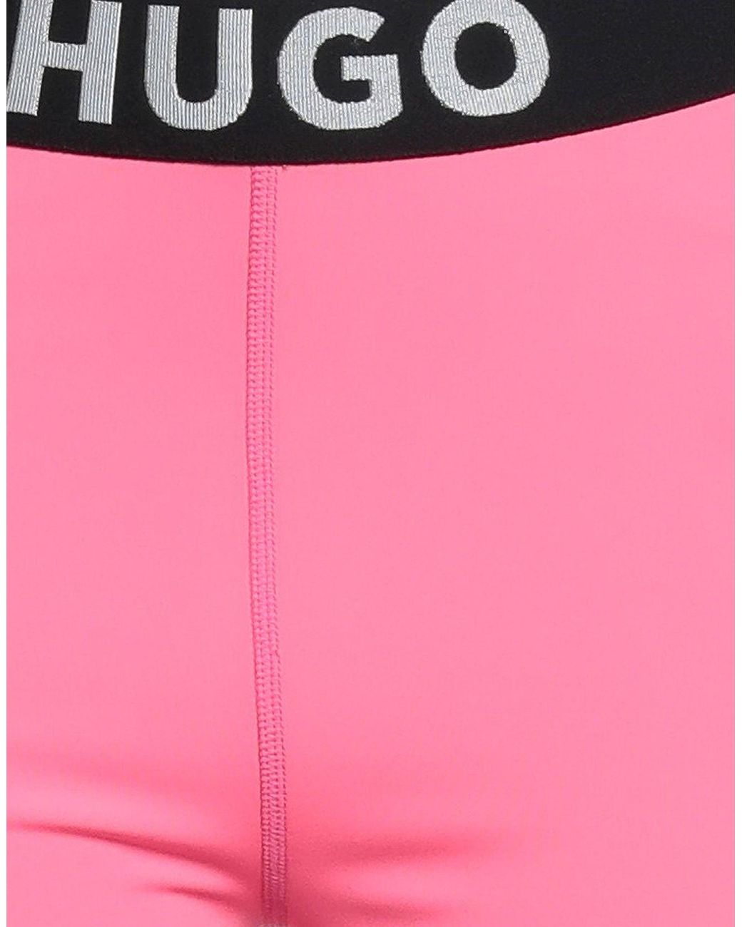HUGO Pink Fuchsia Shorts & Bermuda Shorts Polyester, Elastane