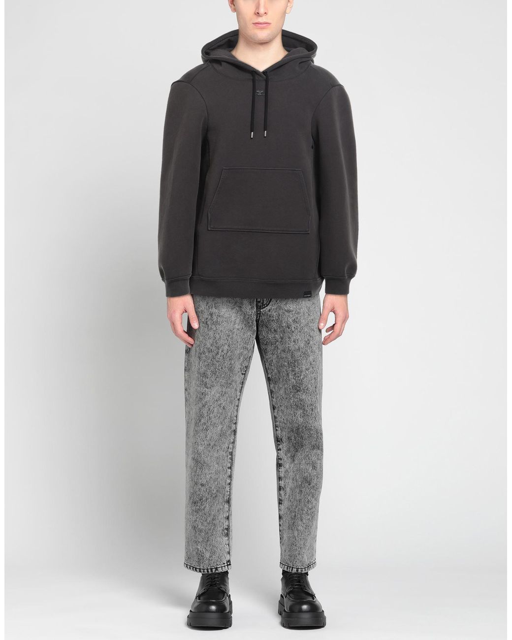Courreges Black Sweatshirt for men