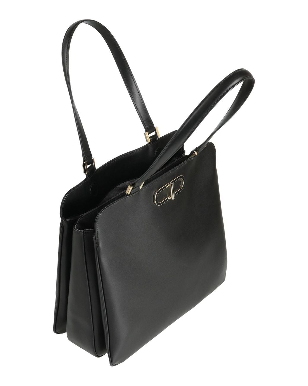 Furla Black Handbag Leather