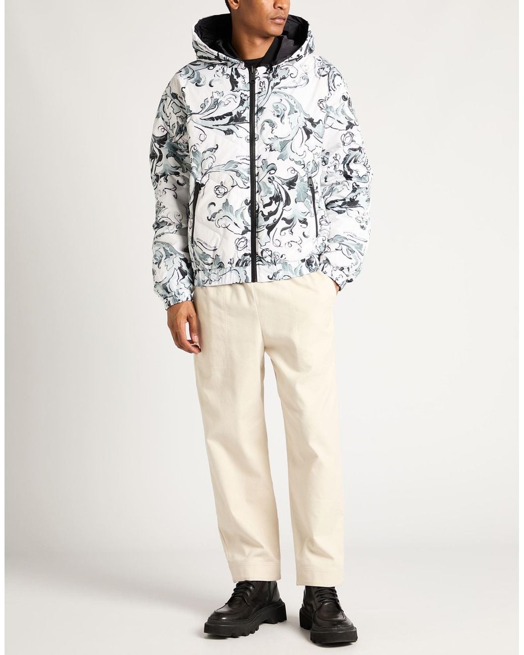 Versace Jeans Couture White Puffers for men