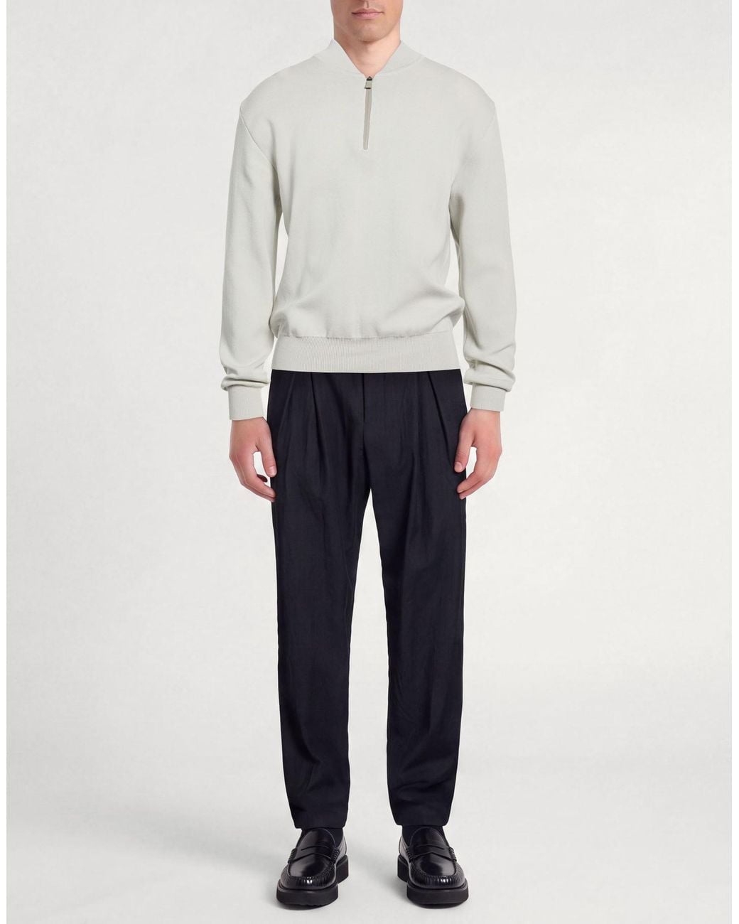 Herno White Jumper for men